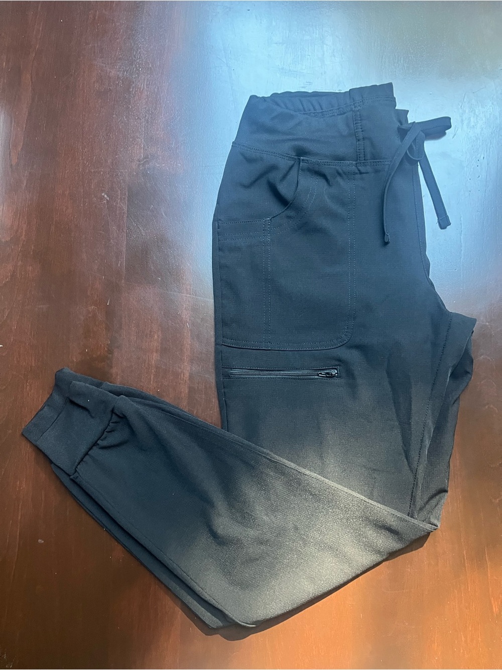 Black Scrub Jogger Pants
